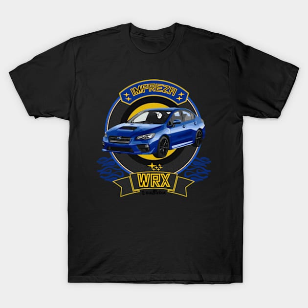 Subaru Impreza WRX T-Shirt by mufflebox